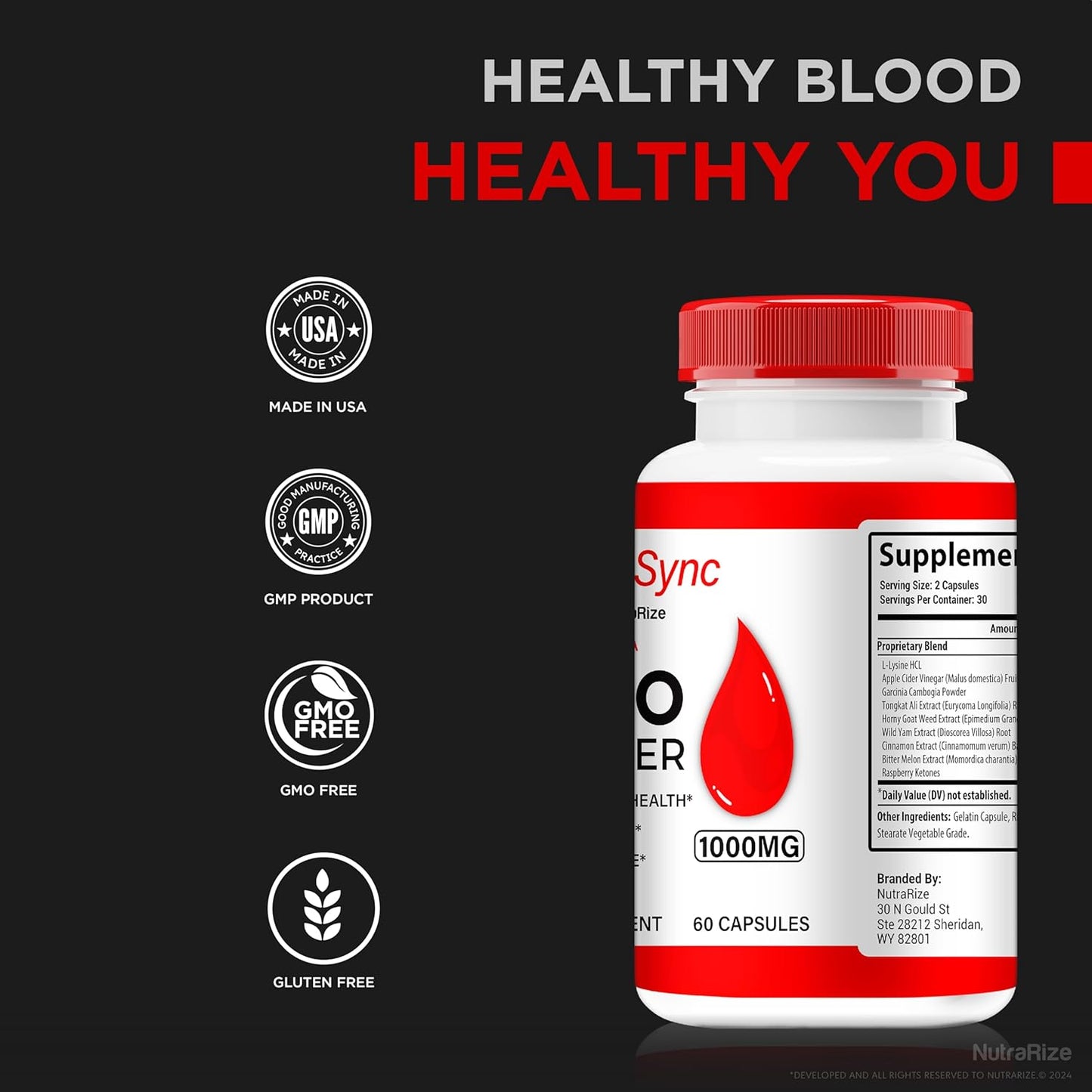 SugarSync Glyco Optimizer Capsules (3 Pack) - Joint & Glucose Support Supplement with Detox Formula - 180 Capsules