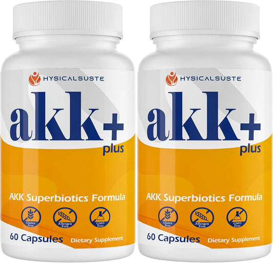 Summatah Akk+ Superbiotics: 20 Billion Afu Akkermansia Probiotic Supplement with Milk Thistle and Taraxasterol for Antioxidant, Gut, and Skin Health - 120 Count