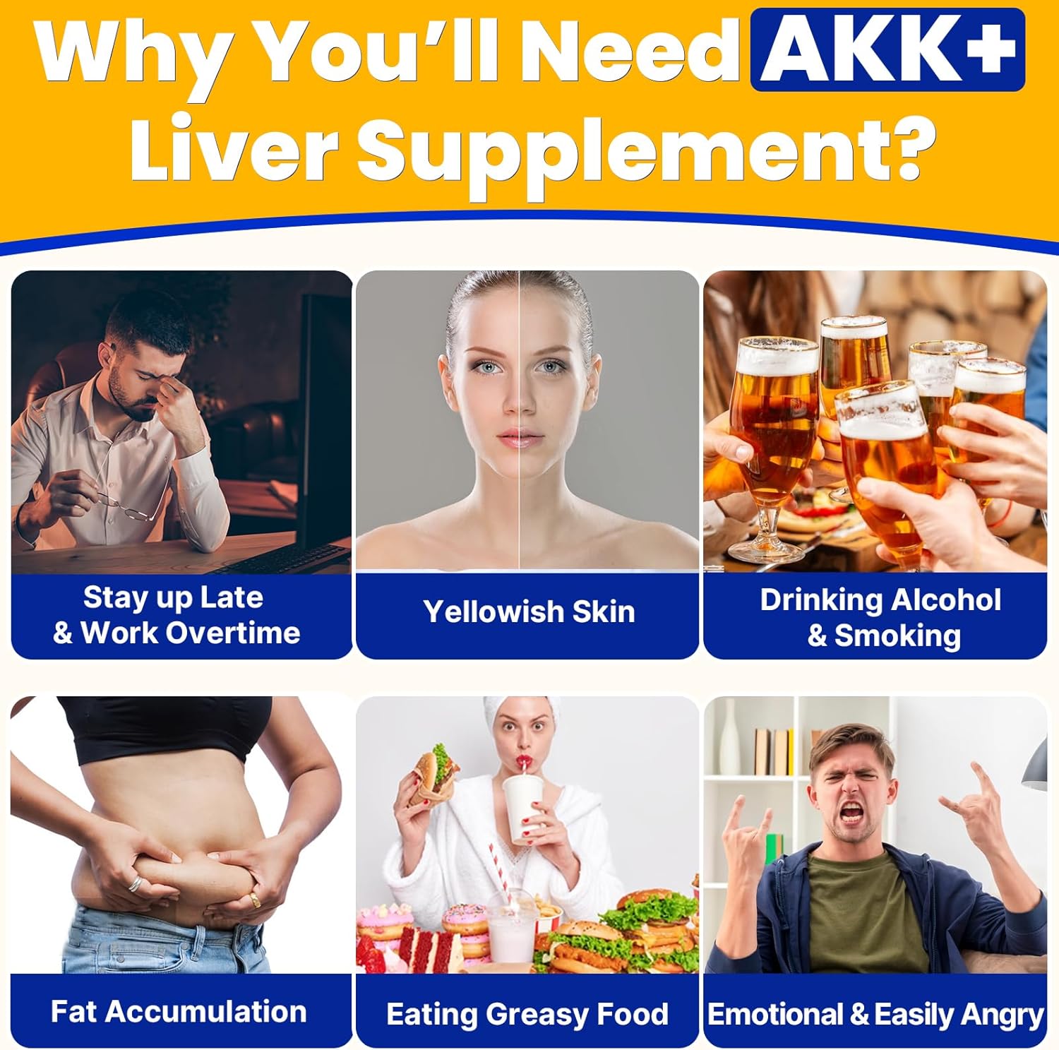 Summatah Akk+ Superbiotics: 20 Billion Afu Akkermansia Probiotic Supplement with Milk Thistle and Taraxasterol for Antioxidant, Gut, and Skin Health - 120 Count