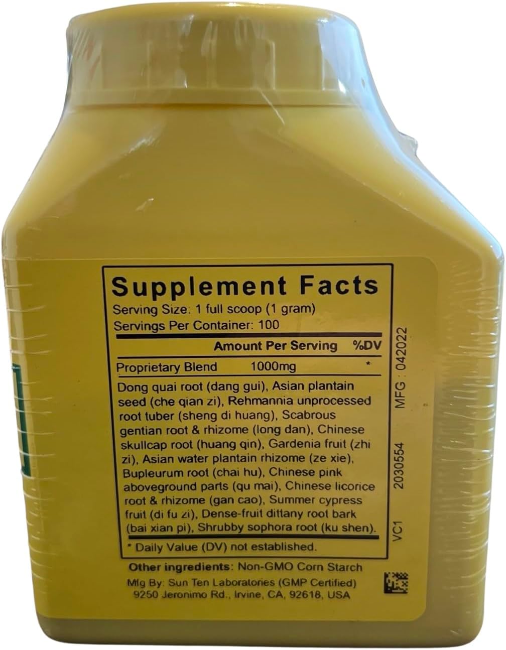 Sun Ten - Long Dan Xie Gan Tang Granules - Gentiana Combination Formula - Traditional Chinese Medicine