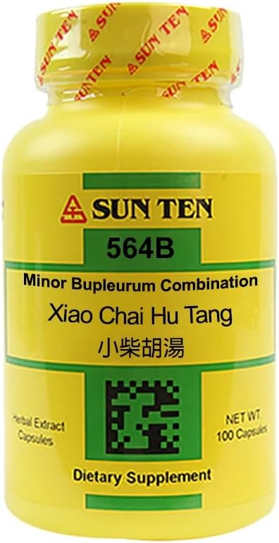 Sun Ten Xiao Chai Hu Tang Capsules - Minor Bupleurum Combination 564B - 100 Count