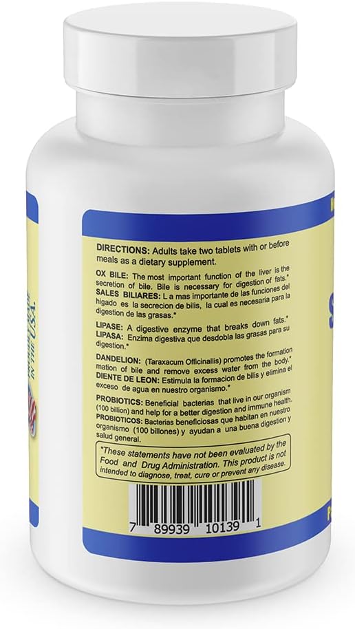 Sunshine Naturals Super Probiotics Supplement for Digestion, Gut Health, and Immune Support - 100 Capsules