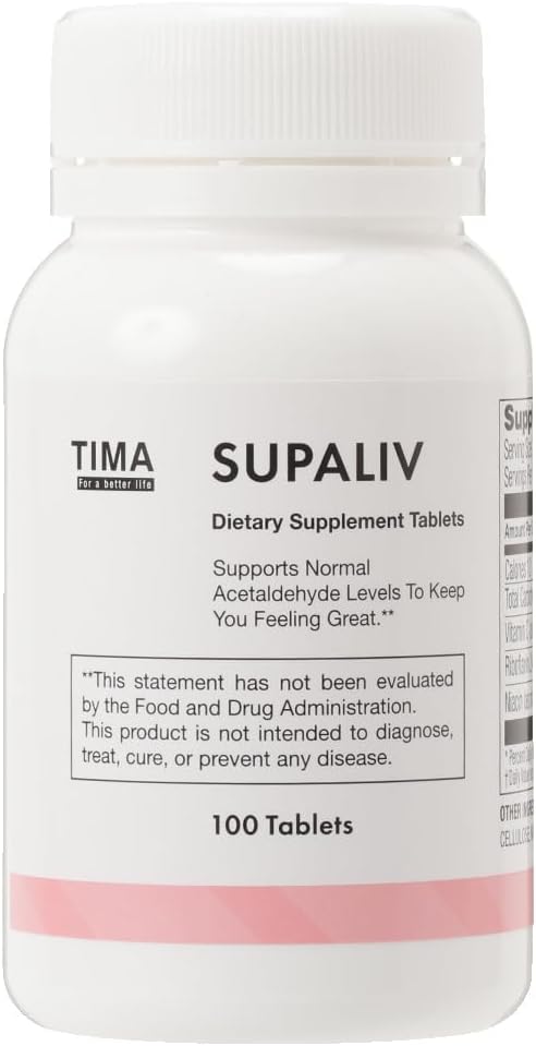SUPALIV Liver Health & Immunity Support Supplement with Antioxidants - Japanese Patented Formula - 100 Tablets (33 Servings)
