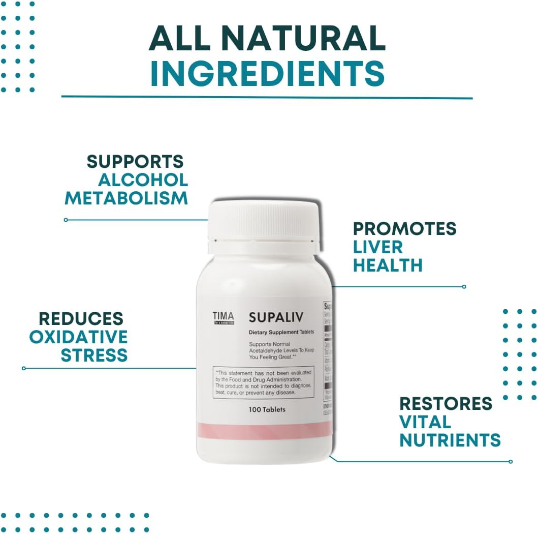 SUPALIV Liver Health & Immunity Support Supplement with Antioxidants - Japanese Patented Formula - 100 Tablets (33 Servings)
