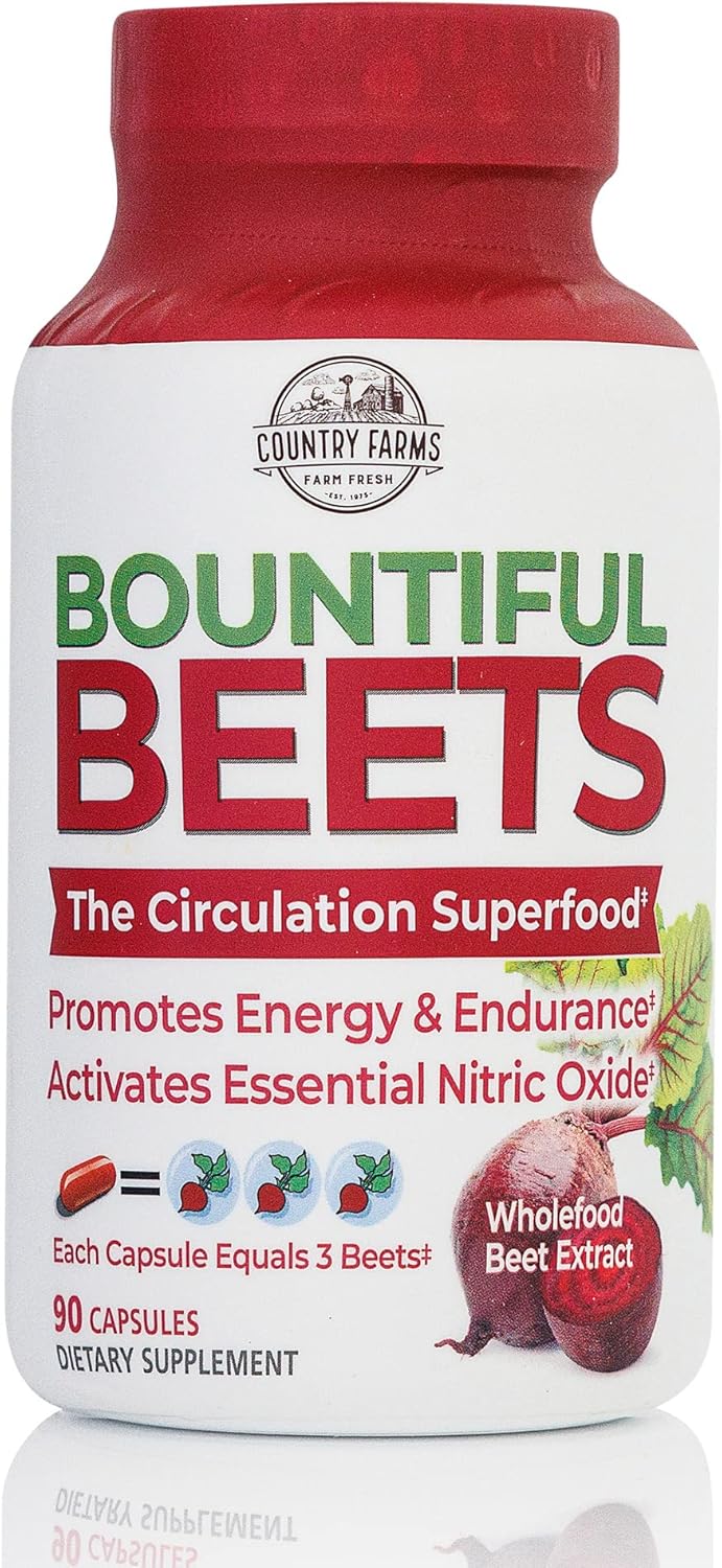 Super Greens Fruit Vegetable Probiotics Antioxidants Capsules with Beet Root for Circulation and Immune Support