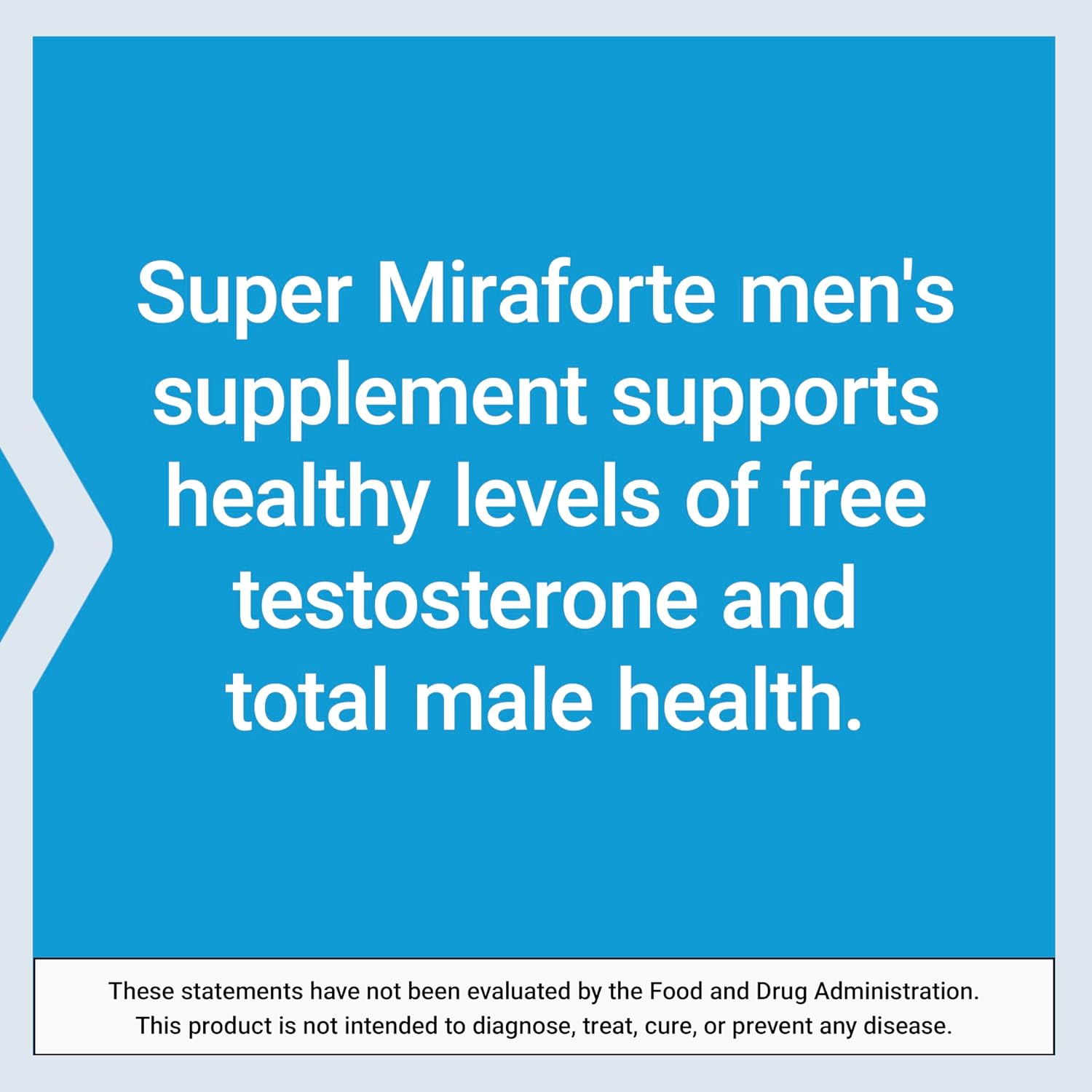 Super Miraforte Testosterone Support Supplement with Standardized Lignans, Nettle Root, and More - 120 Capsules, Vegetarian, Non-GMO