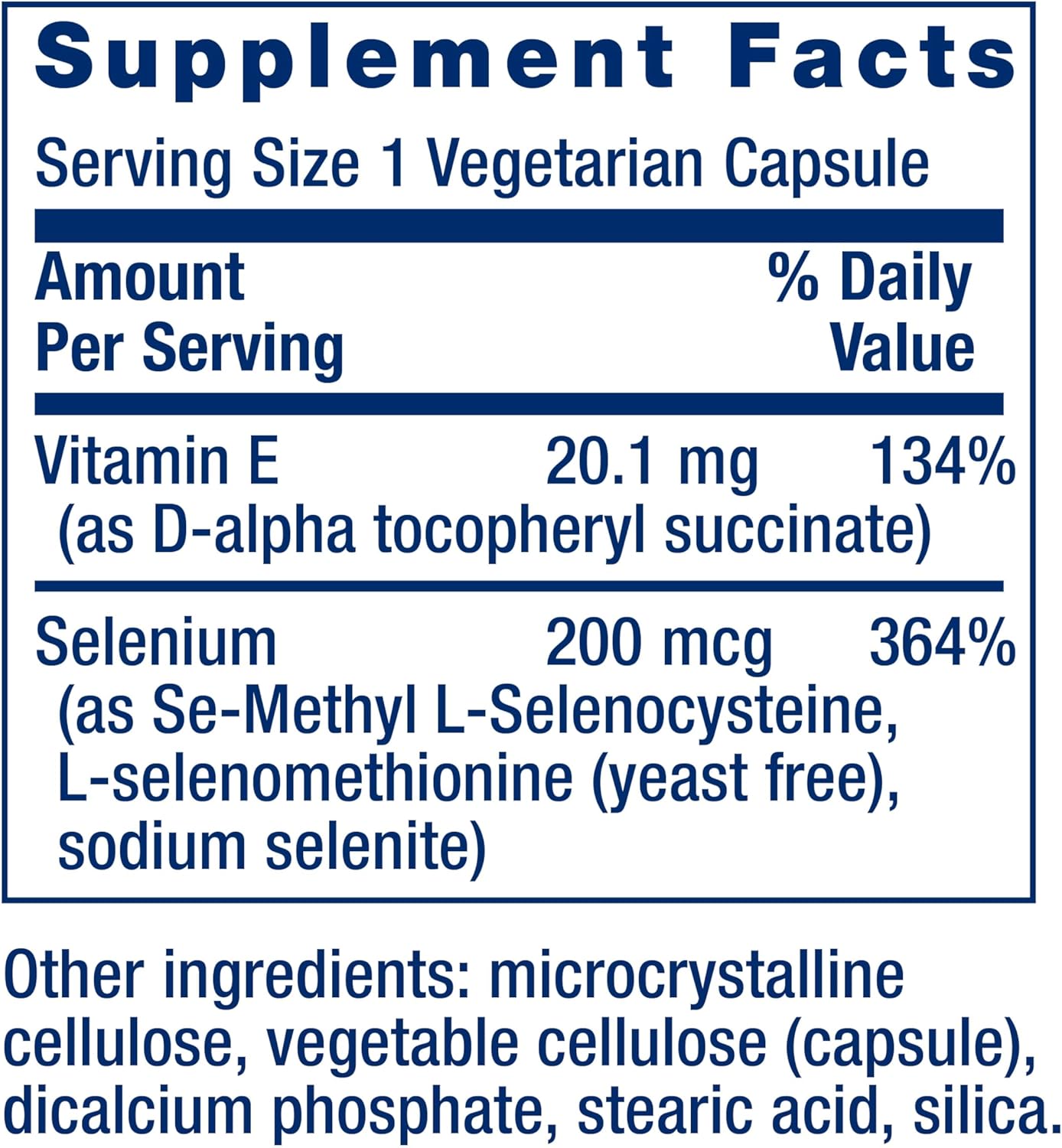 Super Selenium Complex with Vitamin E and Taurine - Promotes Cellular Health, Heart, Liver, Brain, and Muscle Support for Longevity