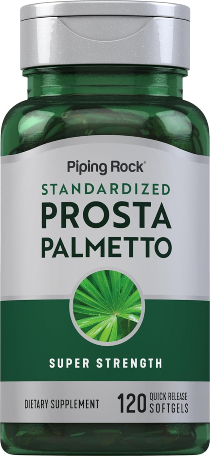 Super Strength Saw Palmetto Extract Softgels for Men and Women - 120 Pills | Prostate Support Supplement | Non-GMO, Gluten Free Formula