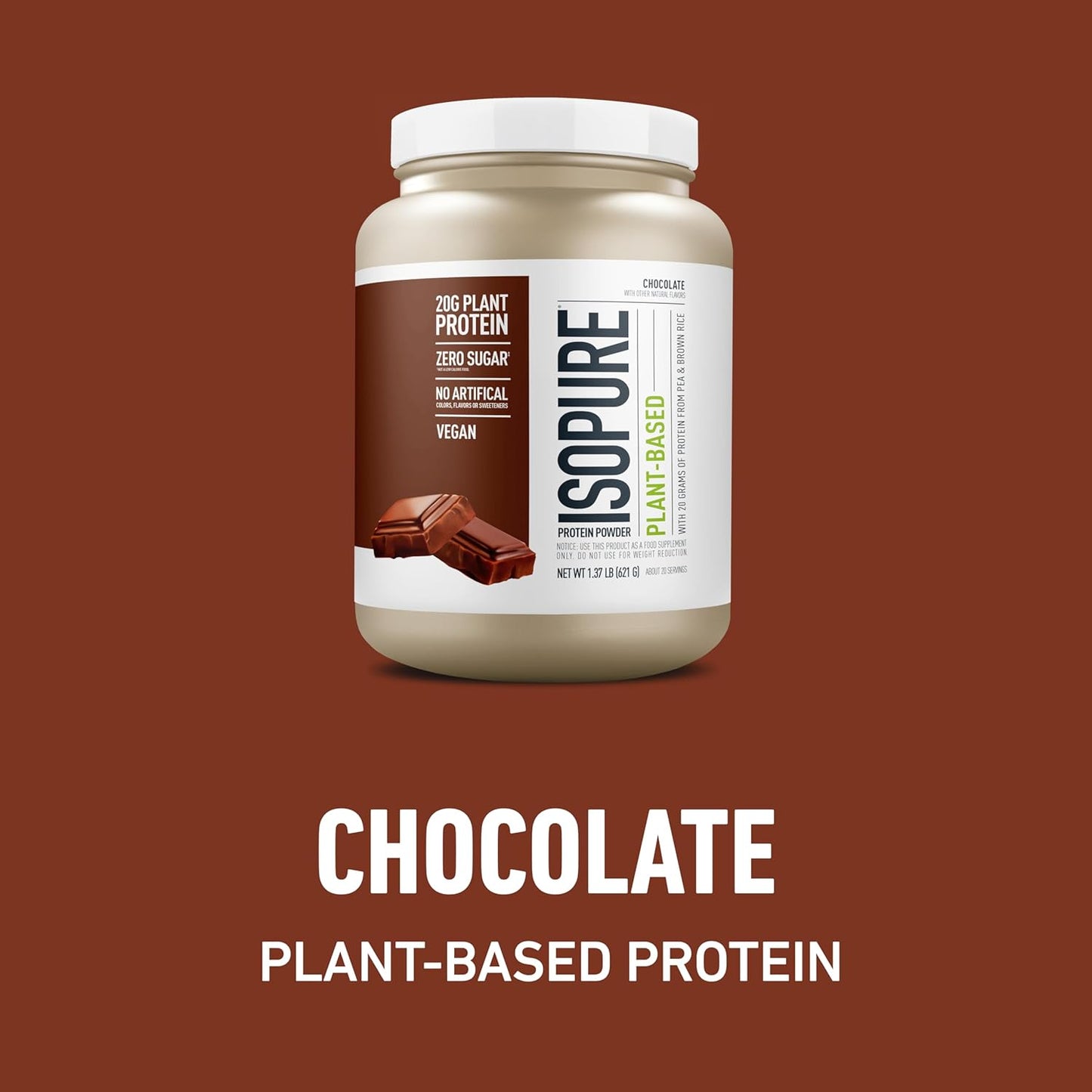 Superfood Bundle: Amazing Grass Greens Powder & Isopure Chocolate Vegan Protein (Original, Plant-Based, Organic, Dairy-Free)