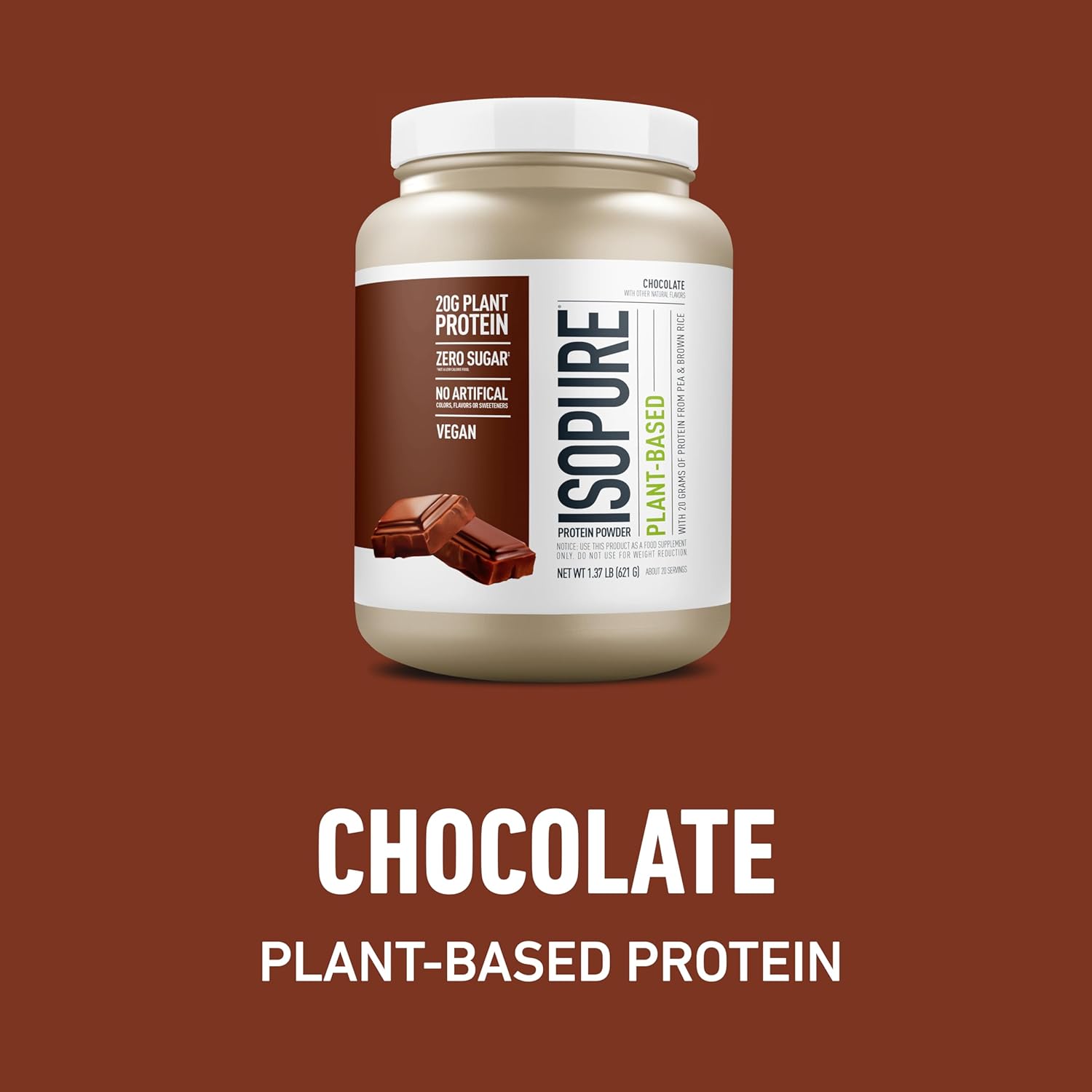 Superfood Bundle: Amazing Grass Greens Powder & Isopure Chocolate Vegan Protein (Original, Plant-Based, Organic, Dairy-Free)