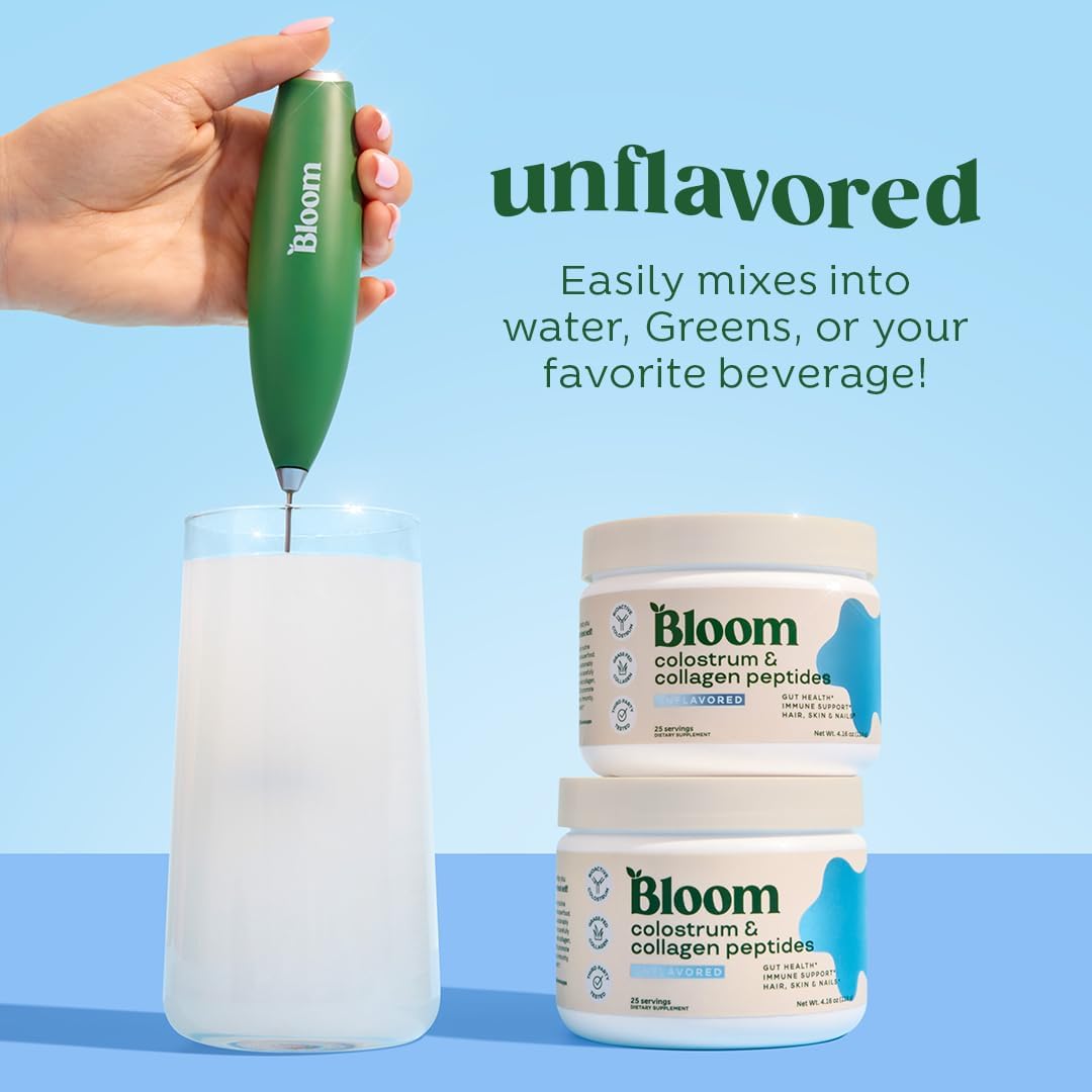 Superfood Greens Powder with Digestive Enzymes, Probiotics, Prebiotics, and Colostrum for Gut Health and Bloating Relief