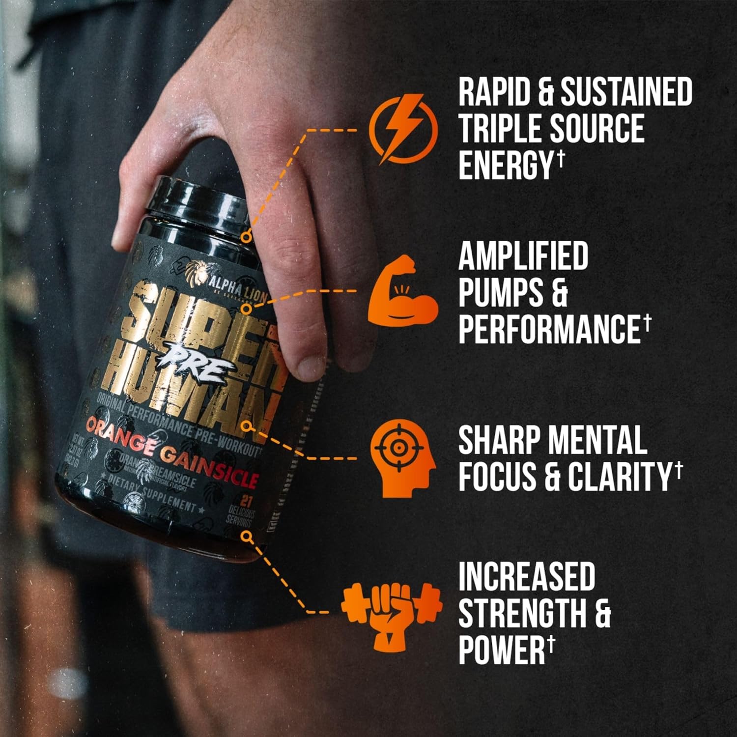 Superhuman Pre and Post Workout Bundle for Lean Muscle Growth and Strength