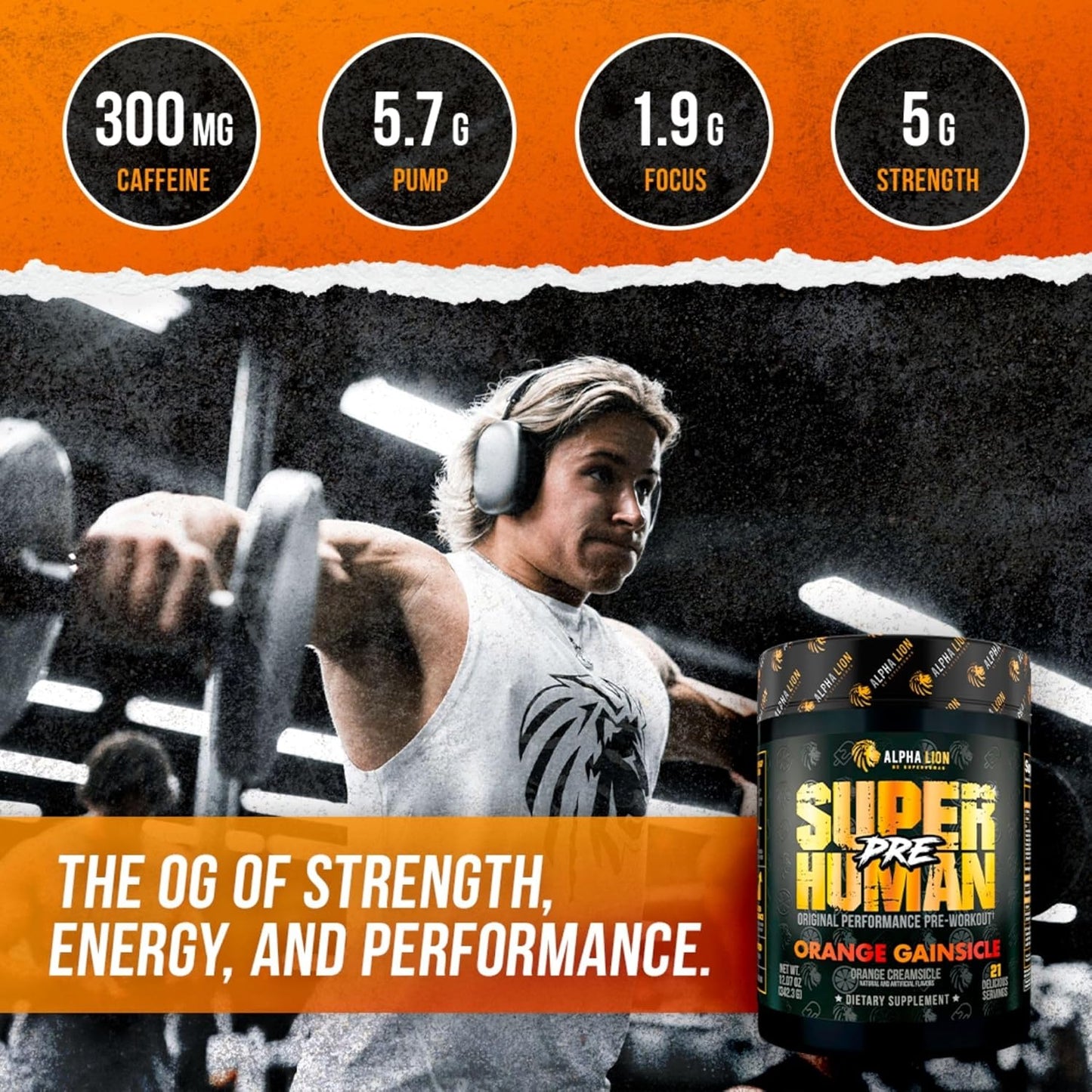 Superhuman Pre and Post Workout Bundle for Lean Muscle Growth and Strength