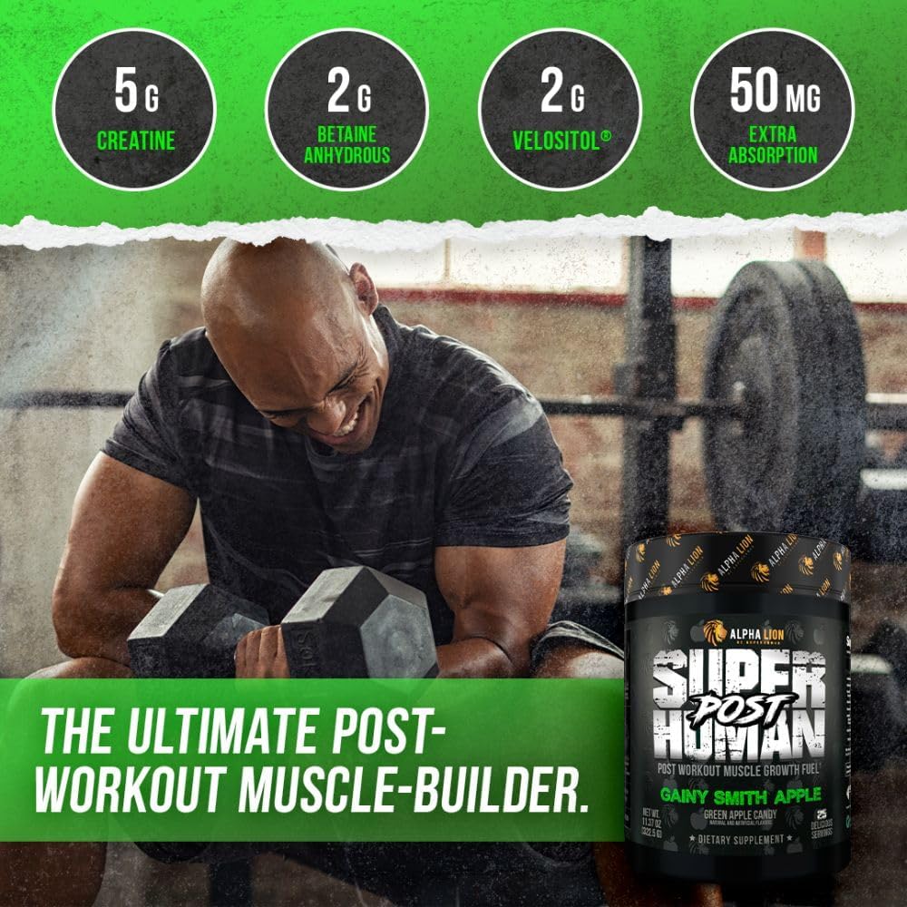 Superhuman Pre and Post Workout Bundle for Lean Muscle Growth and Strength
