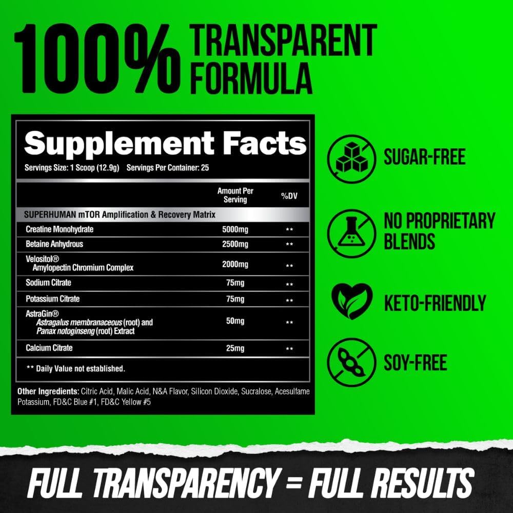 Superhuman Pre & Post Workout Bundle for Lean Muscle Growth & Energy Boost (Hulk Juice & Gainy Smith Apple)