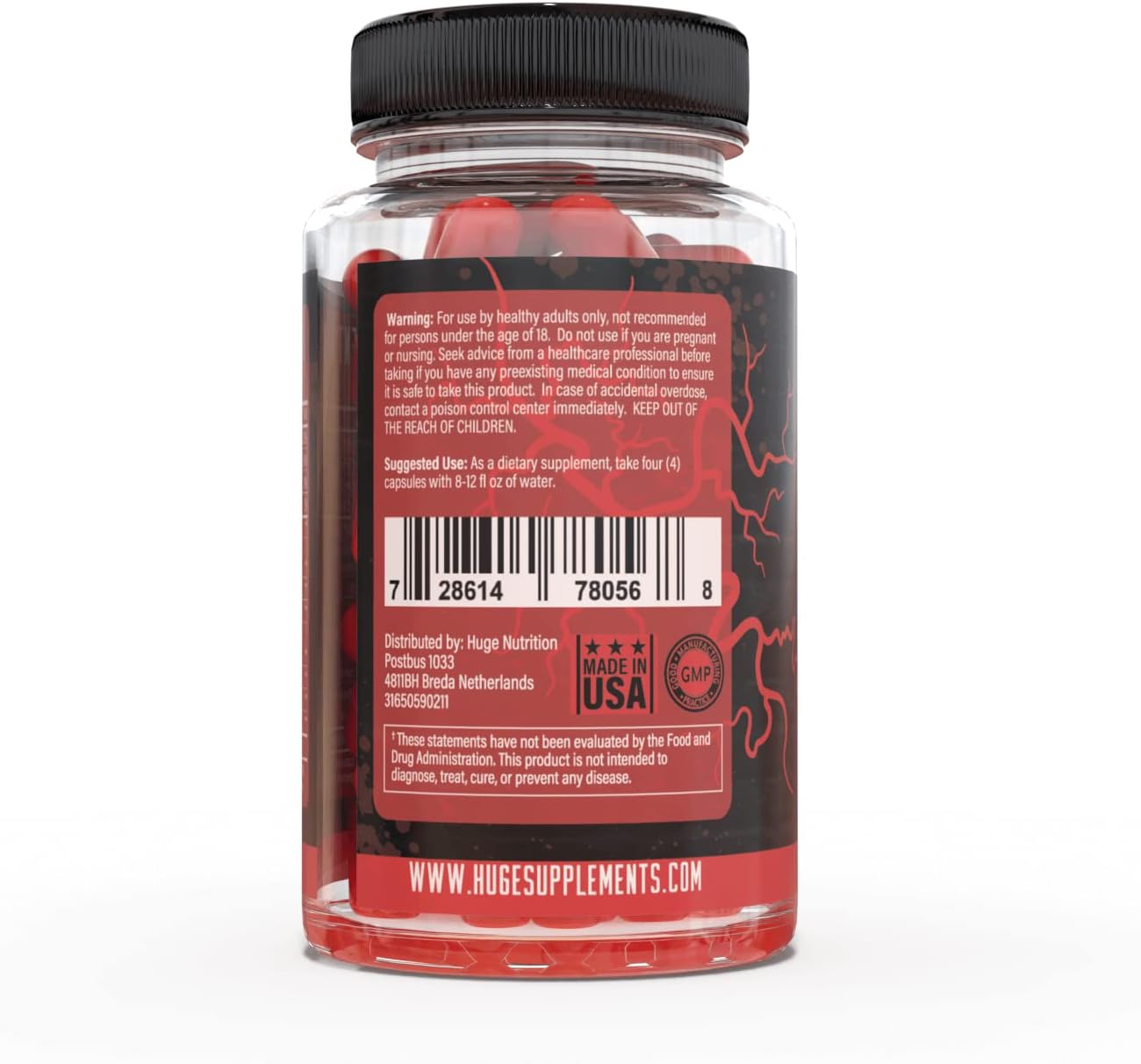 Superior Blood Pressure Supplement - Supports Healthy Cardiovascular System, Blood Circulation - 120 Capsules