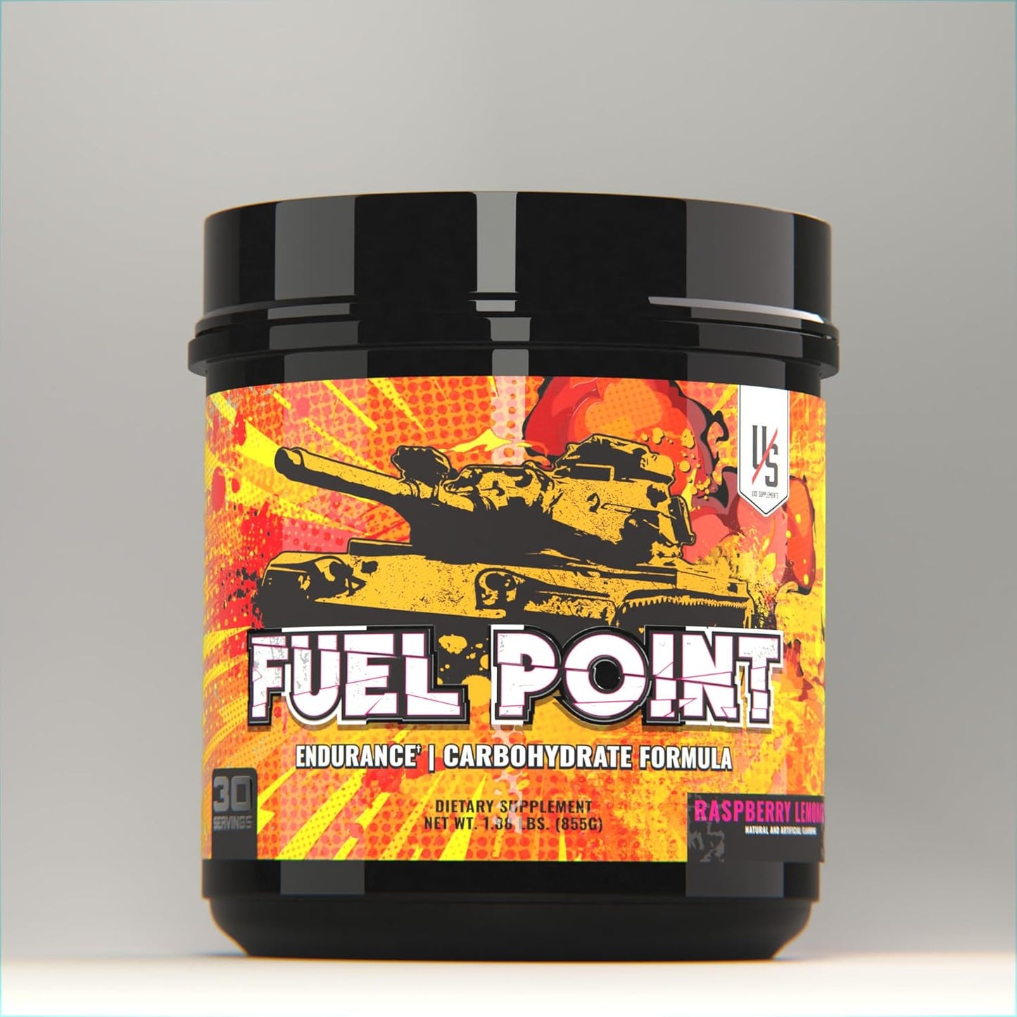 Superior Carbohydrate Formula for Endurance Training and Muscle Fuel - UXO Supplements Fuel Point with Raspberry Lemonade Flavor