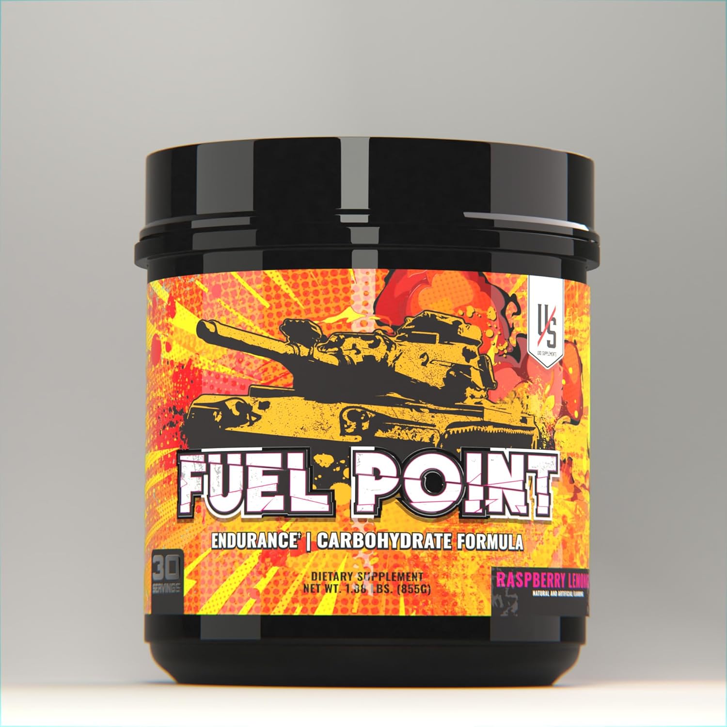 Superior Carbohydrate Formula for Endurance Training and Muscle Fuel - UXO Supplements Fuel Point with Raspberry Lemonade Flavor