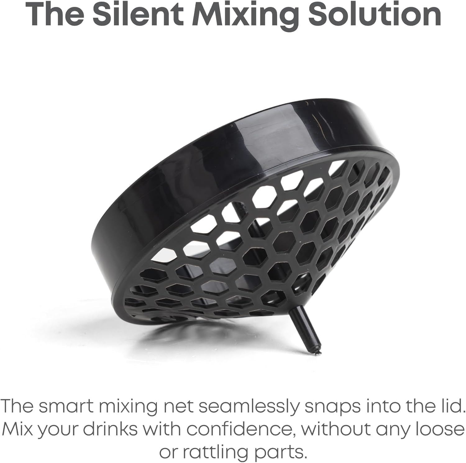 Superman Justice League Smartshake Lite Protein Shaker Bottle 800ml - BPA Free Gym Bottle for Protein Powder - DC Comics Blue Water Bottle - Superman Gifts