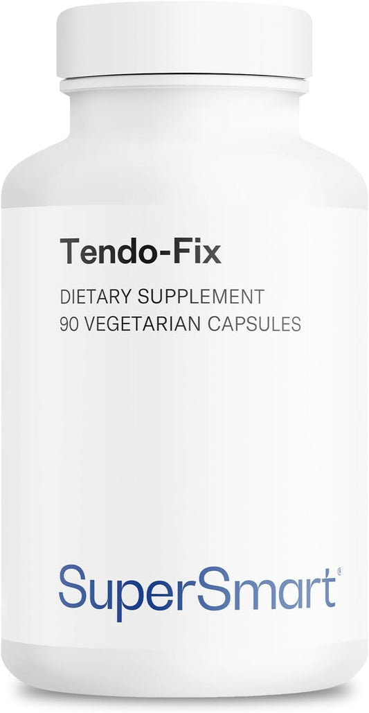 Supersmart Tendo-Fix Capsules - Enhances Joint Mobility with 750mg Collagen Per Day - Non-GMO, Gluten Free (90 ct) - BoostGo Australia