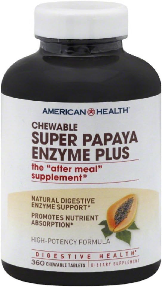 Support Digestion with American Health Papaya Enzyme Plus Spray - Natural Digestive Aid for Gut Health - 4oz Spray Bottle