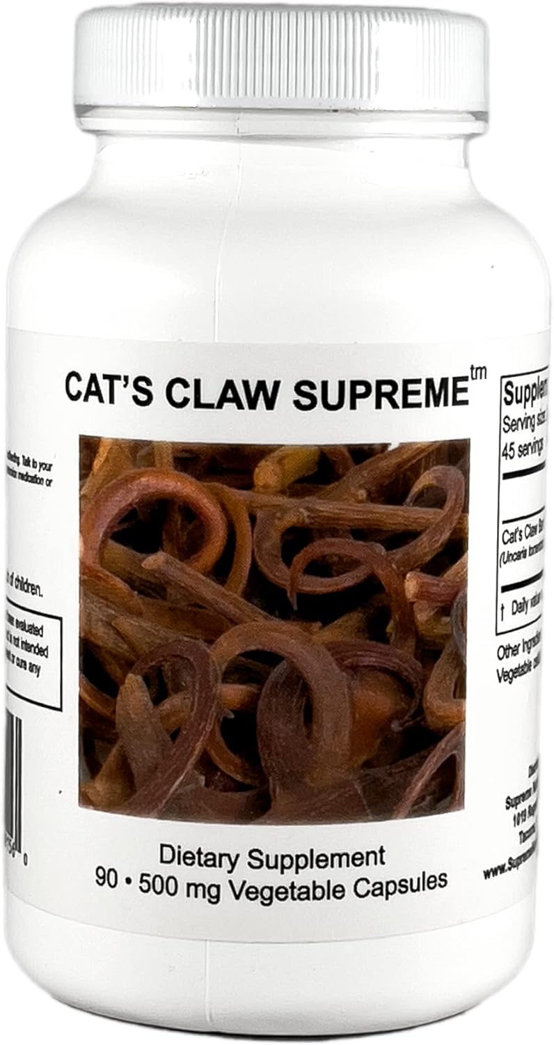 Supreme Nutrition Cat's Claw Supplement - 90 Pure Vegetarian Capsules for Optimal Health