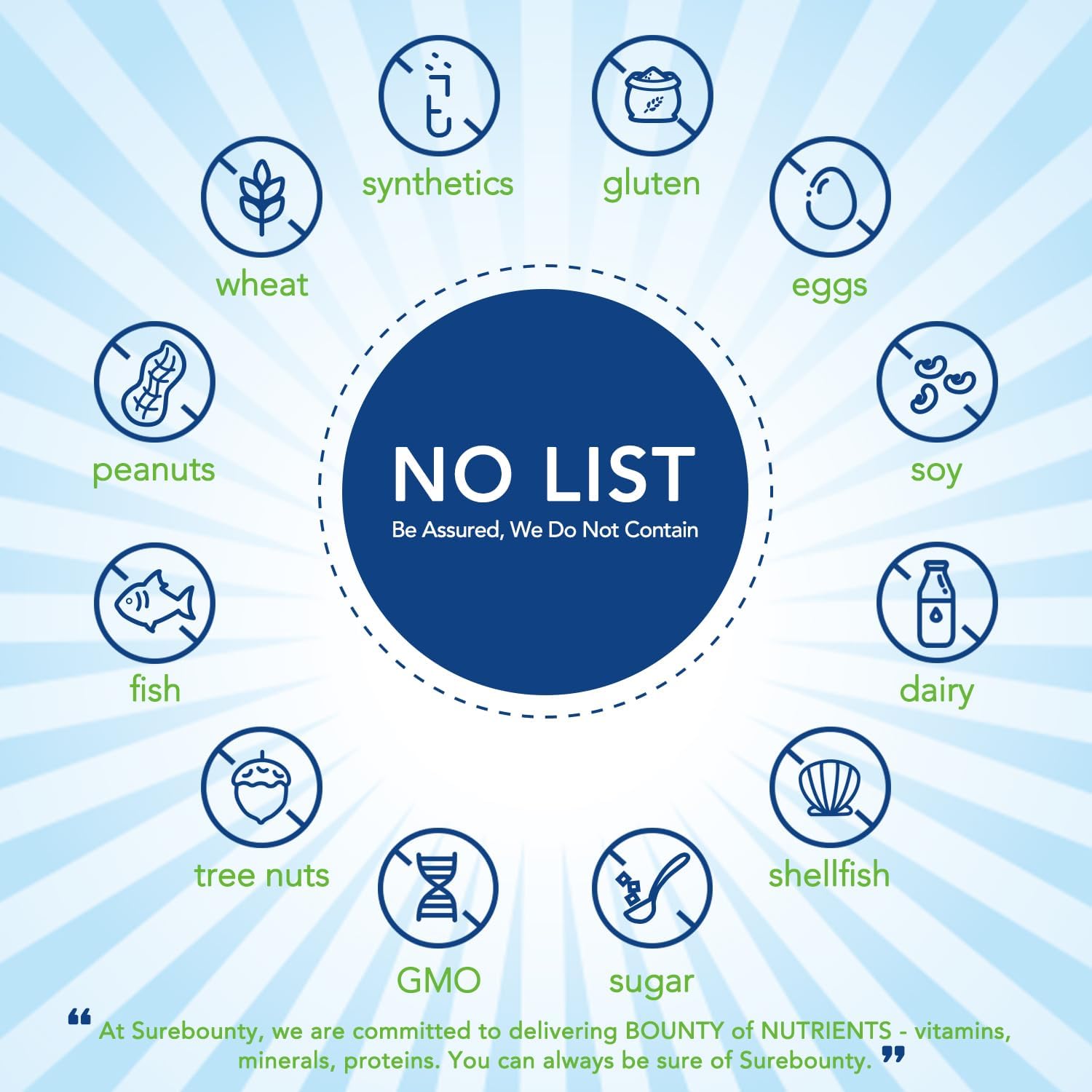 Surebounty Hyaluronic Acid Capsules with Vitamin C for Hydration, Joint Health, and Antioxidant Support - 60 Vegan Capsules