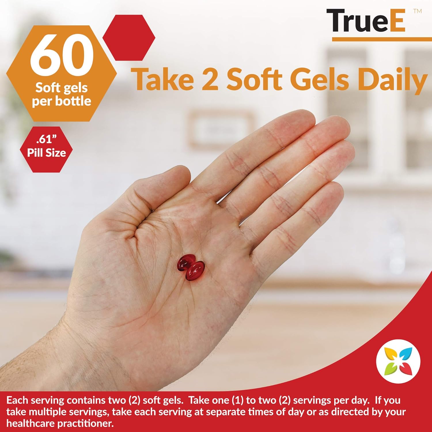 Sustainable Full Spectrum Tocotrienols Vitamin E Supplement with Natural Alpha Tocopherol - 120 Soft gels