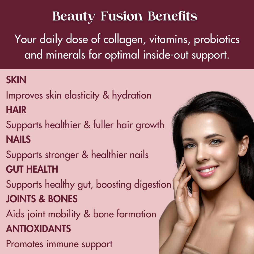 Svete Hydrolyzed Multi Collagen Powder Beauty Superfood for Women - Berry Flavor Keto Supplement with Vitamins, Probiotics, Peptides for Aging Skin, Hair, Nails, Joints, and Gut Health