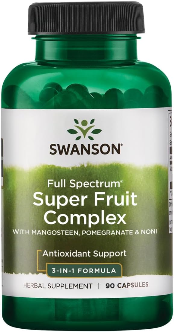 Swanson Antioxidant Support Capsules with Mangosteen, Pomegranate & Noni - 90 Count, 240mg Each