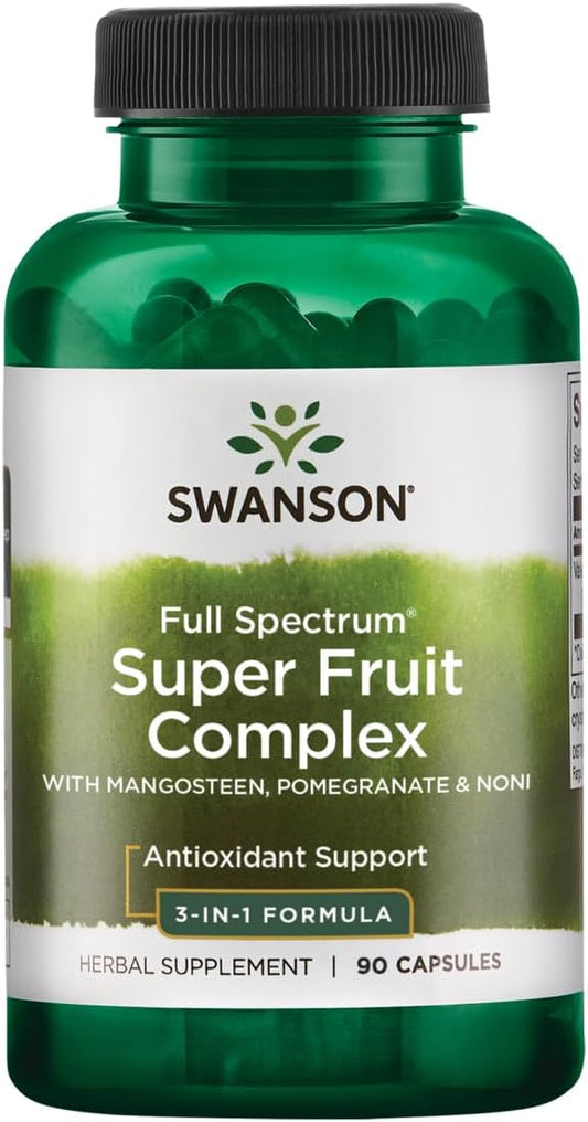 Swanson Antioxidant Support Capsules with Mangosteen, Pomegranate & Noni - 90 Count, 240mg Each