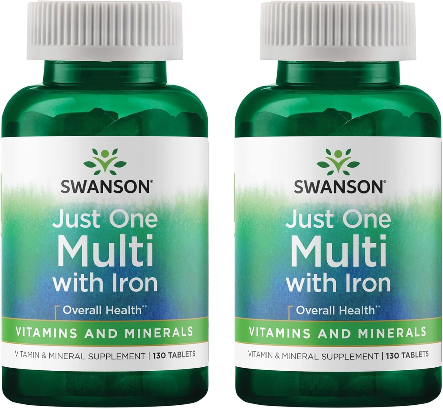 Swanson Century Formula Multivitamin with Iron 130 Tabs - Pack of 260 Tablets