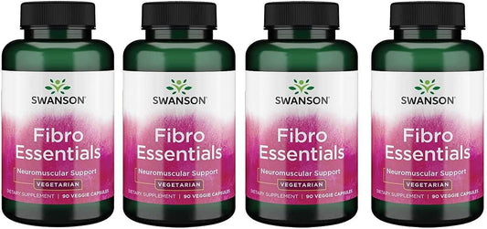 Swanson Fibro Essentials 360 Veg Capsules - Pack of 4