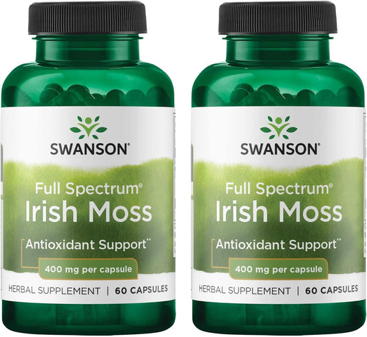 Swanson Full Spectrum Irish Moss Capsules - 400mg, 60 Count