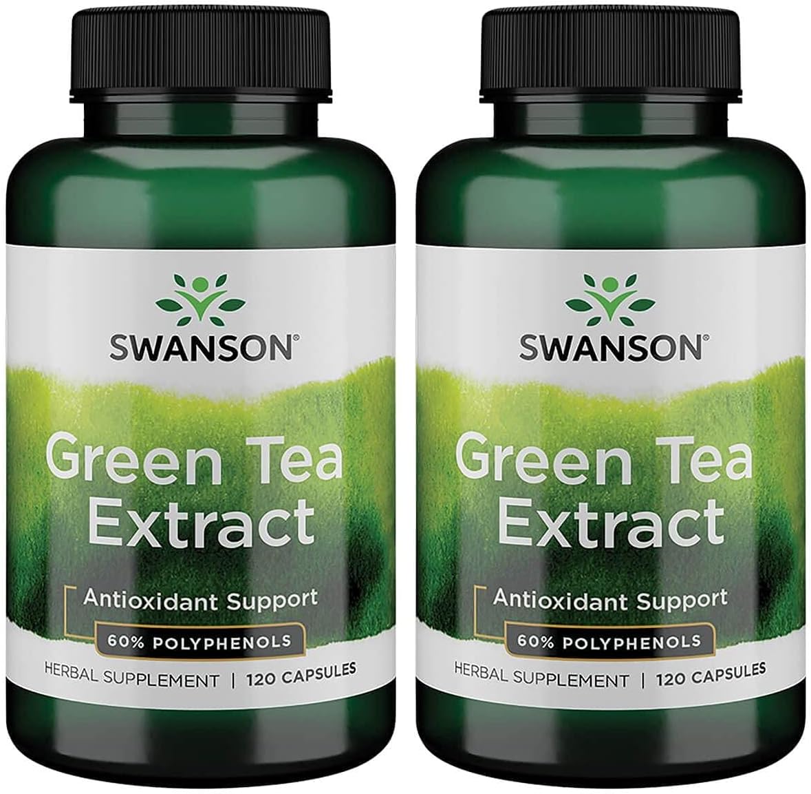 Swanson Green Tea Extract (Standardized) - 240 Capsules, Pack of 2