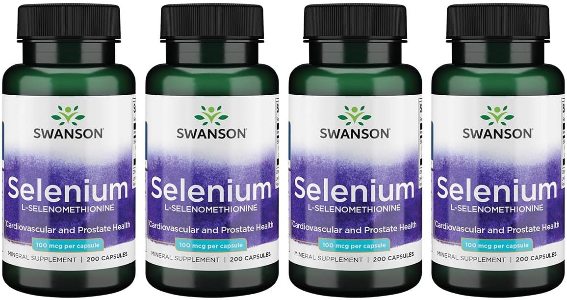 Swanson L-Selenomethionine 100 mcg Capsules - 800 Count