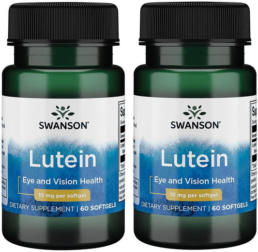 Swanson Lutein 10mg Softgels - Pack of 120