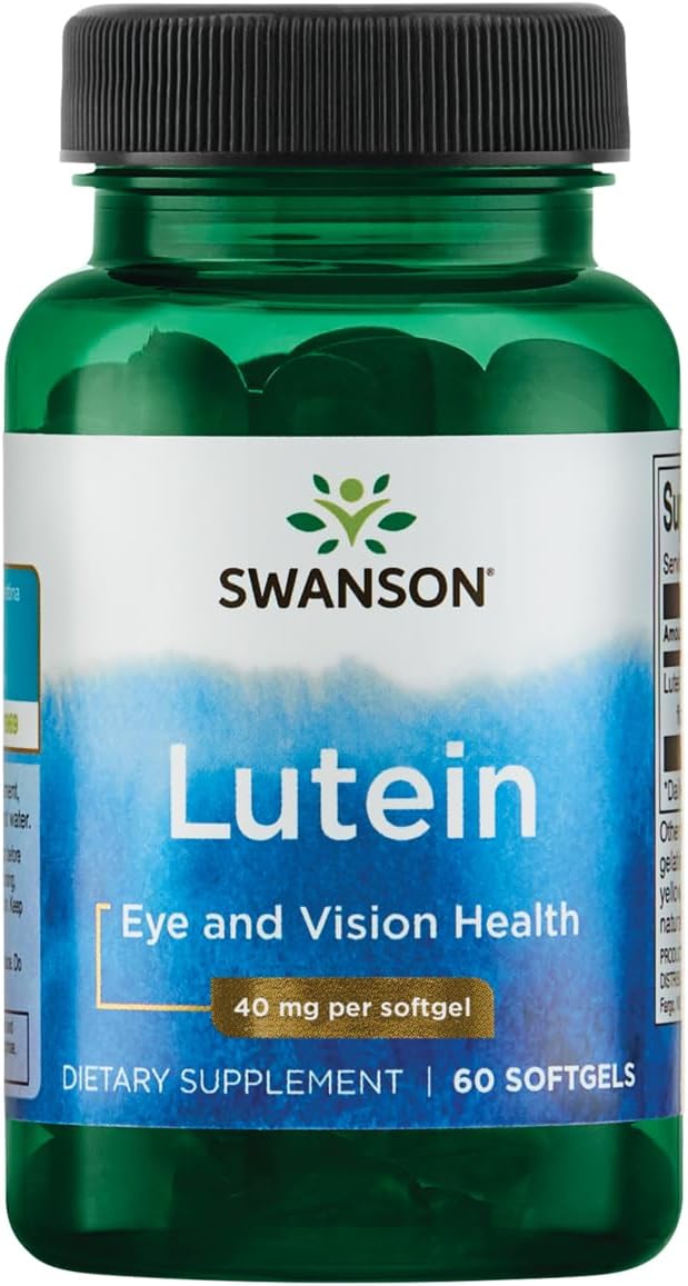 Swanson Lutein 40mg Eye Health Supplement Softgels - 60 Count