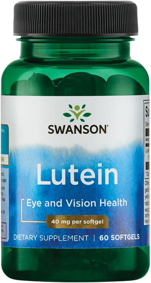 Swanson Lutein 40mg Eye Health Supplement Softgels - 60 Count