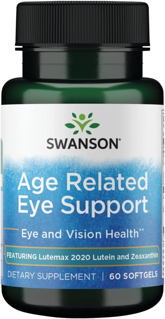 Swanson Lutemax Lutein and Zeaxanthin Eye Support Supplement - 60 Softgels