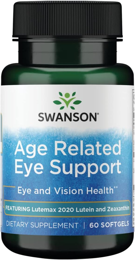Swanson Lutemax Lutein and Zeaxanthin Eye Support Supplement - 60 Softgels