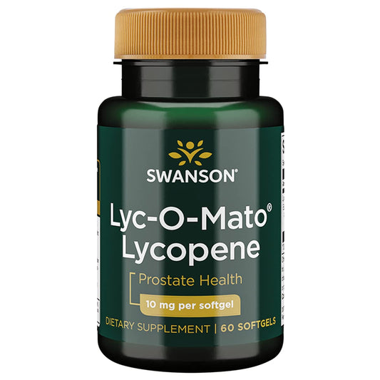 Swanson Lyc-O-Mato Lycopene Softgels - 10mg, 60 Count