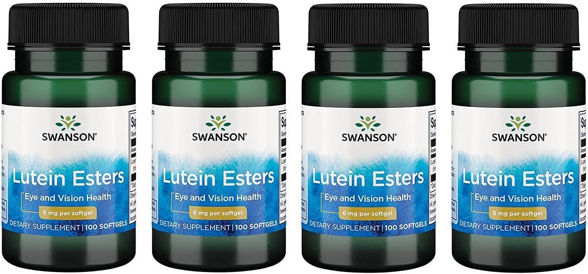 Swanson Premium Brand Lutein Esters 6 mg Softgels - Pack of 400