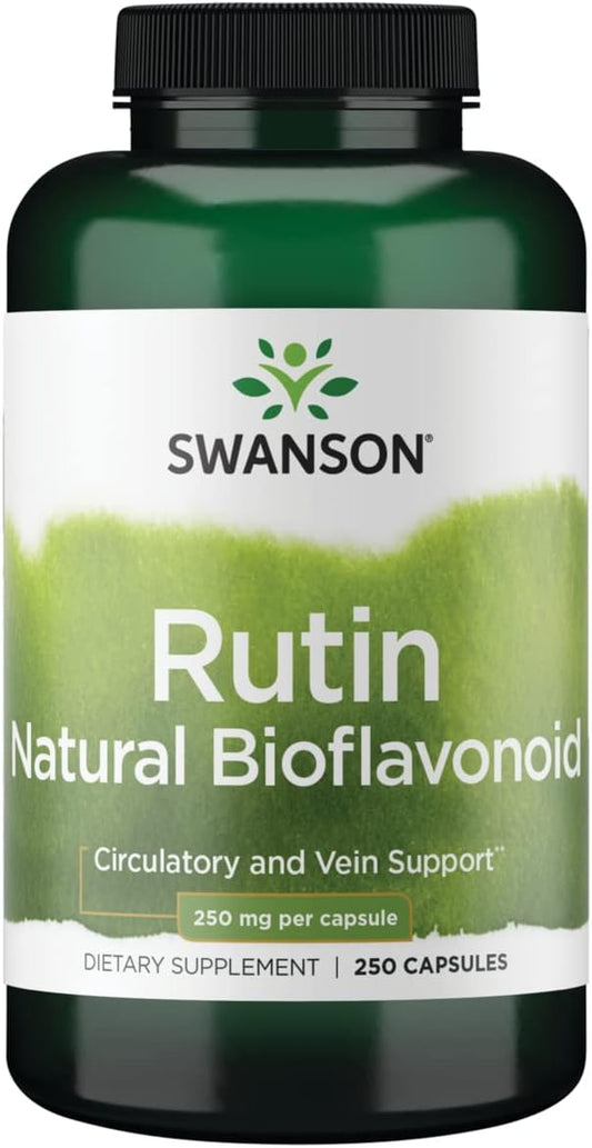 Swanson Rutin 250mg Supplement - 250 Capsules for Cardiovascular Health
