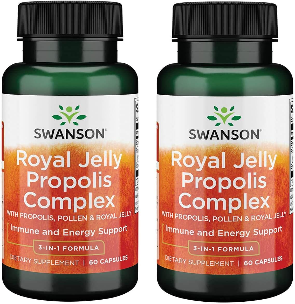Swanson Ultra Royal Jelly Propolis Complex Capsules - 2 Pack (60 Capsules)