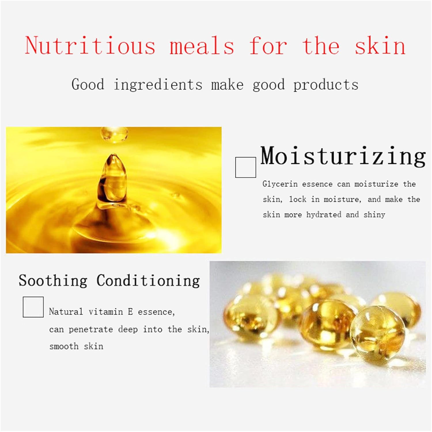 SWIMYAR Vitamin E Capsules for Skin Care - Eliminate Wrinkles and Dark Spots - 100% Natural