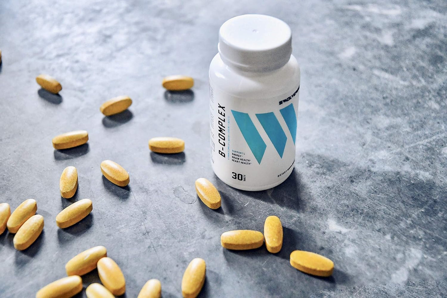 Swolverine B-Vitamin Complex - B12, B1, B2, B3, B5, B6, B7, B9, Folic Acid, Choline, Inositol, Biotin - Stress, Energy, Immune Support (30 Servings)