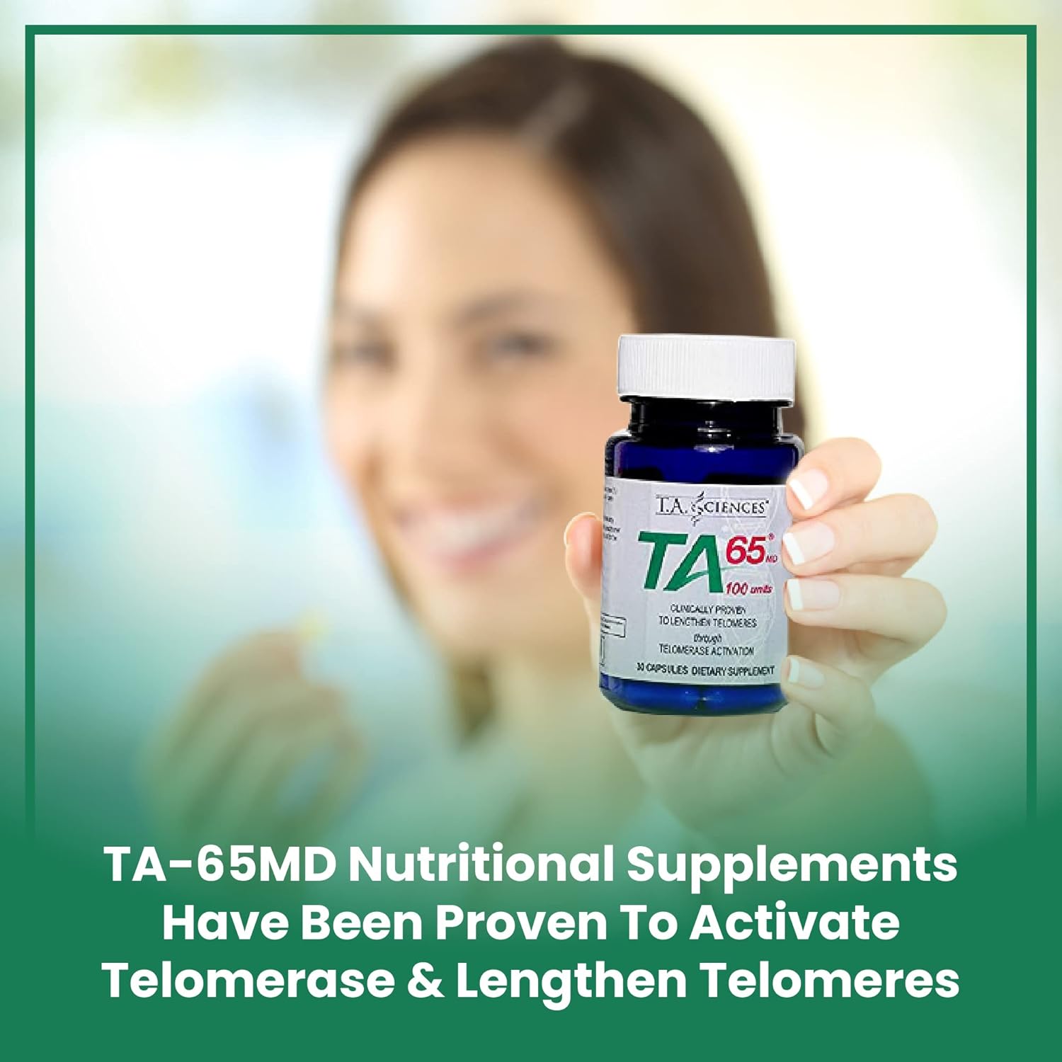 TA Sciences TA-65 Telomerase Activation Capsules - 30 Count
