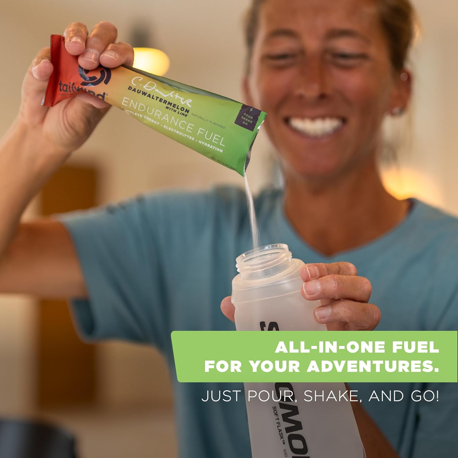 Tailwind Nutrition Endurance Fuel Powder Mix - Vegan, Non-GMO, Electrolyte Sports Drink - Dauwaltermelon Flavor, 50 Servings