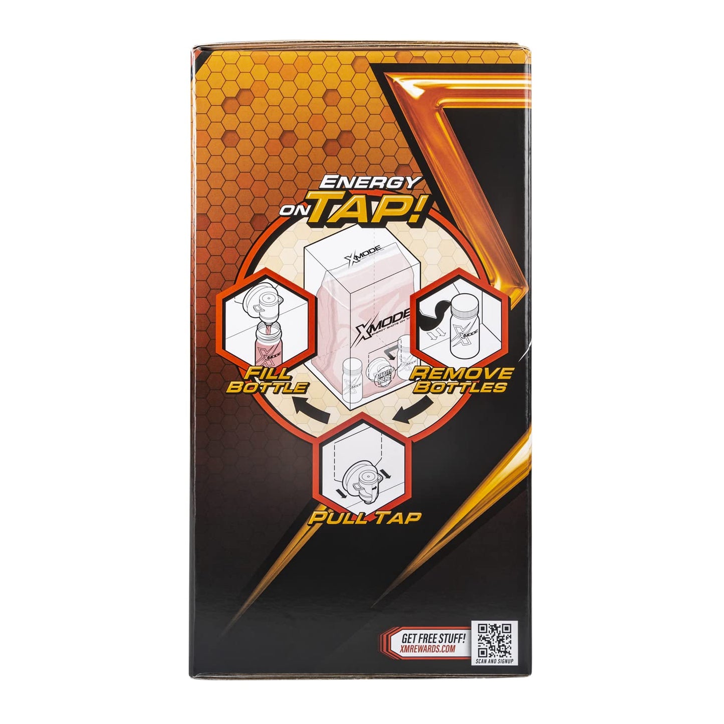 Tangerine Scream XMODE Energy Shots Dispenser - 100 Servings, 150mg Caffeine Per Oz - BoostGo Australia